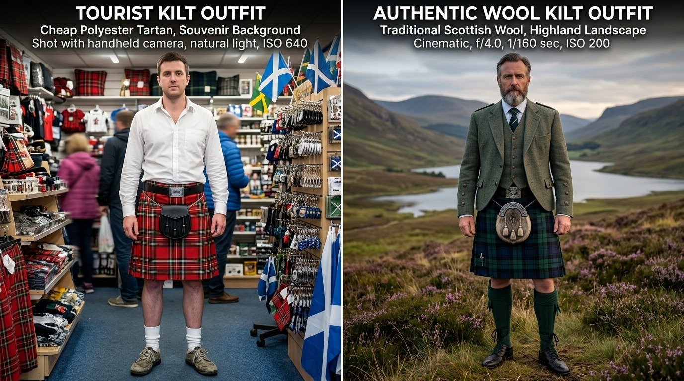 Tourist Scotland Kilts